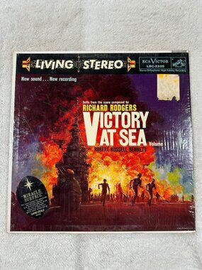 Richard Rodgers Victory At Sea Vol 1 1959 LP Vinyl Stereo RCA Victor Orchestra